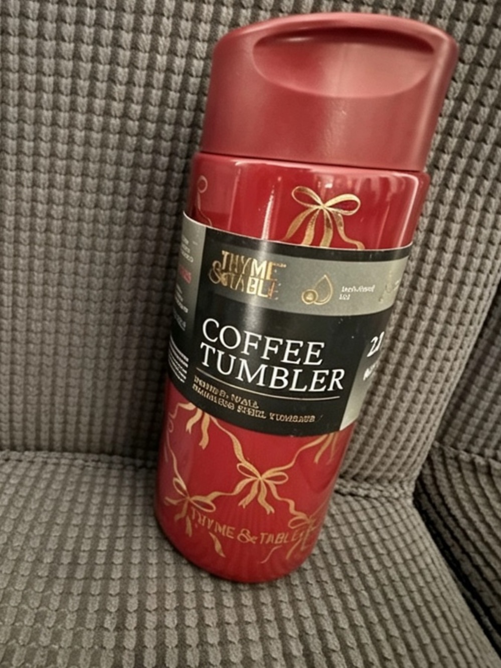 Thyme & Table 22 oz Tumbler – Keeps drinks hot or cold-NEW